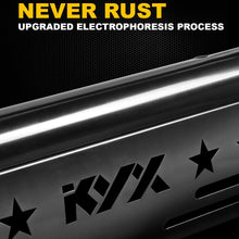 KYX Bull Bar with Light Bar for 2005-2015 Toyota Tacoma, Pickup Truck 3" Tubing Brush Push Bar Off-Road Front Bumper Grille Guard Exterior Accessories, Black