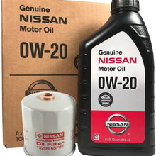 Genuine Nissan 0W-20 Oil Change Kit 15208-65F0E