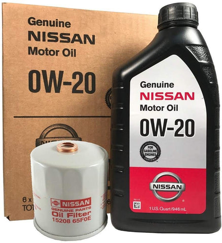 Genuine Nissan 0W-20 Oil Change Kit 15208-65F0E