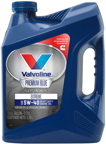 Valvoline Premium Blue Extreme SAE 5W-40 Full Synthetic Engine Oil 1 GA