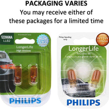 Philips 12396NALLB2 LongerLife Miniature Bulb, 2 Pack