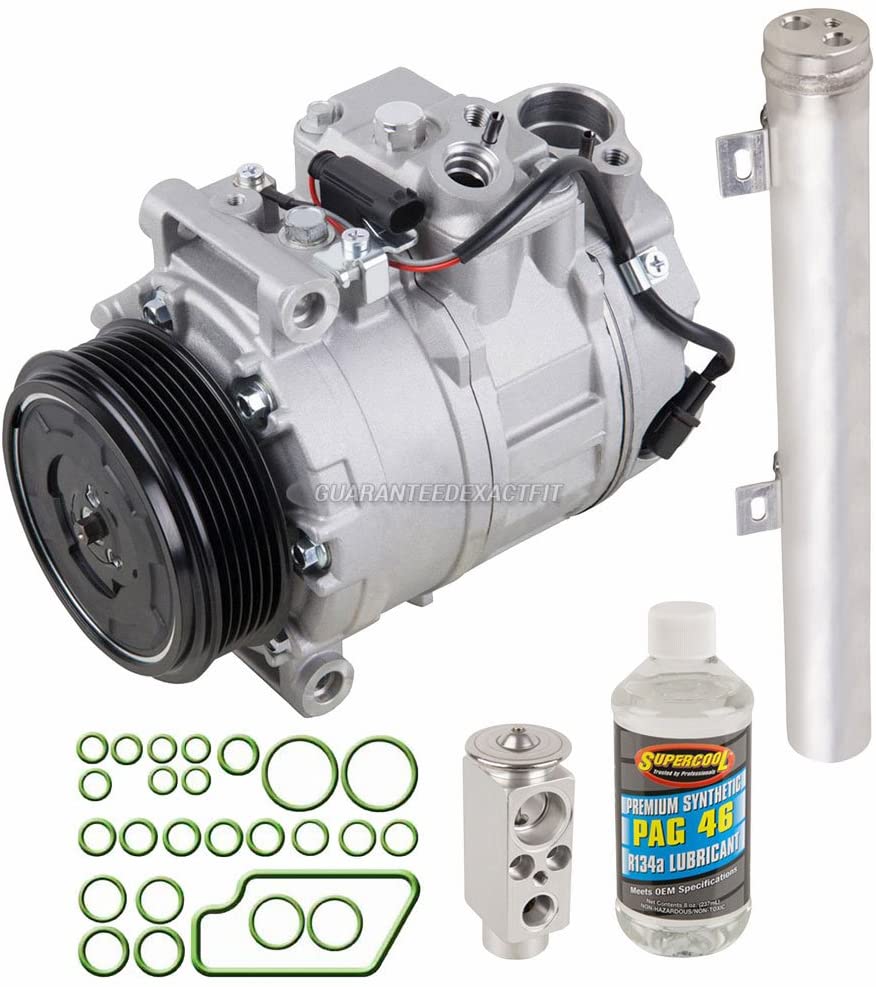 For Mercedes E320 & E500 AC Compressor w/A/C Repair Kit - BuyAutoParts 60-80438RK New