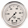 Auto Meter 1621 Old Tyme White Mechanical Oil Pressure Gauge