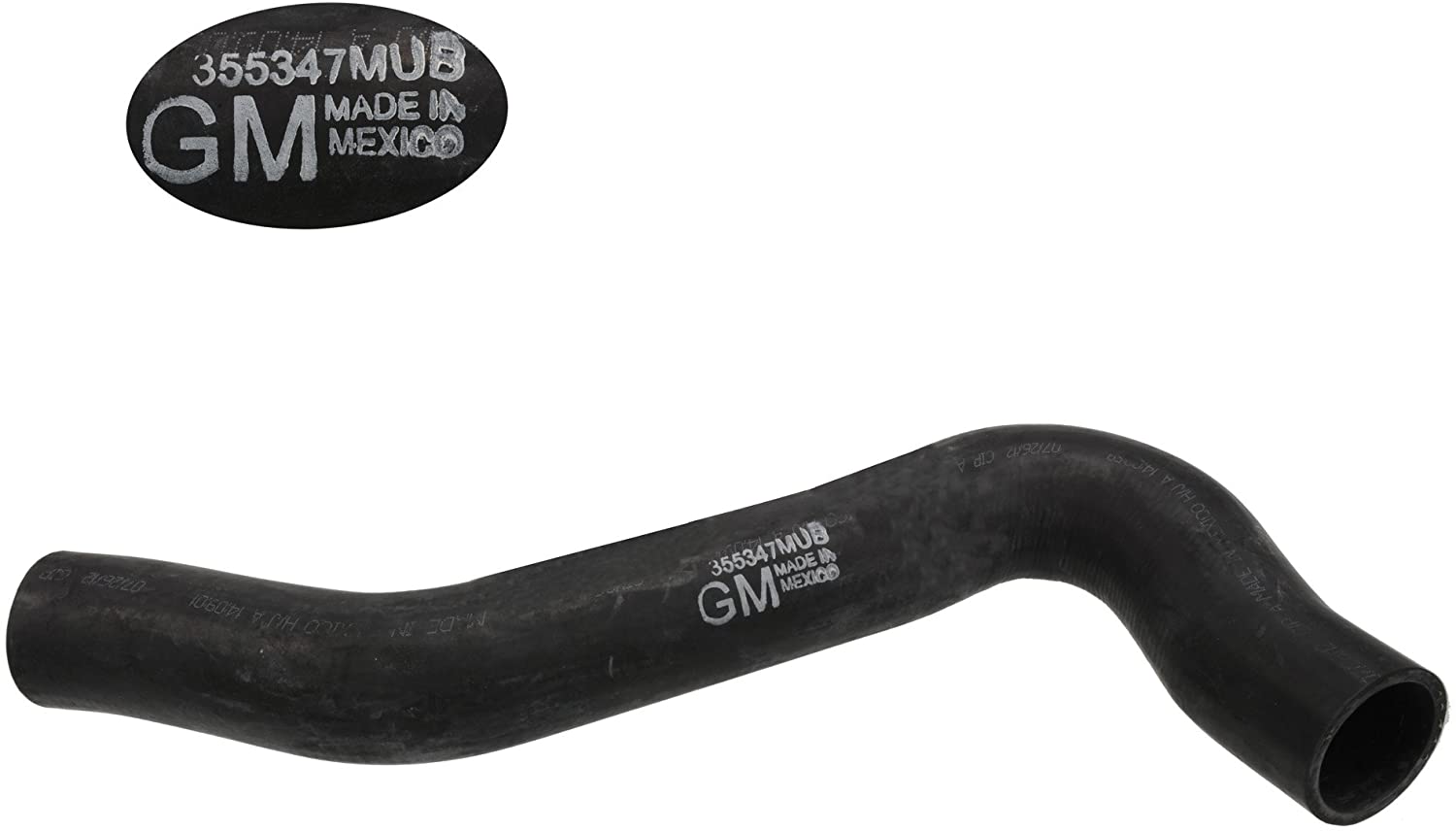 1973-1976 Corvette Radiator Hose - 350 Lower/Outlet - Correct