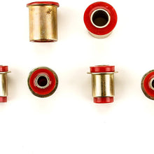 Andersen Restorations Red Polyurethane Control Arm Bushings Set Compatible with Plymouth Duster/Valiant OEM Spec Replacements (6 Piece Kit)