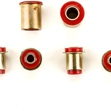 Andersen Restorations Red Polyurethane Control Arm Bushings Set Compatible with Dodge Challenger OEM Spec Replacements (6 Piece Kit)