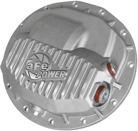 aFe Power 46-70400 Street Series Front Differential Cover Raw w/Machined Fins