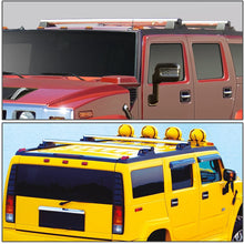 Pair Aluminum OE Style Roof Rack Top Cross Bars w/Lock & Keys Compatible with Hummer H2 03-09