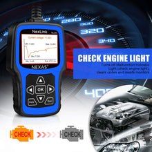NEXAS NL101 OBD2 Scanner Check Engine Light Car Code Reader Automotive Diagnostic Tool Fault Code Scanner