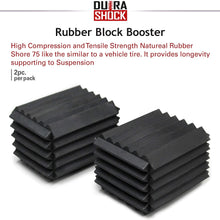 DuraSHOCK U.S. Coil Spring Block Boosters Series Pack, Automotive Performance Enhancement for Car Coil Spring Shock Absorption, Protection of Auto Suspension System (1.25" x 1" x 1")