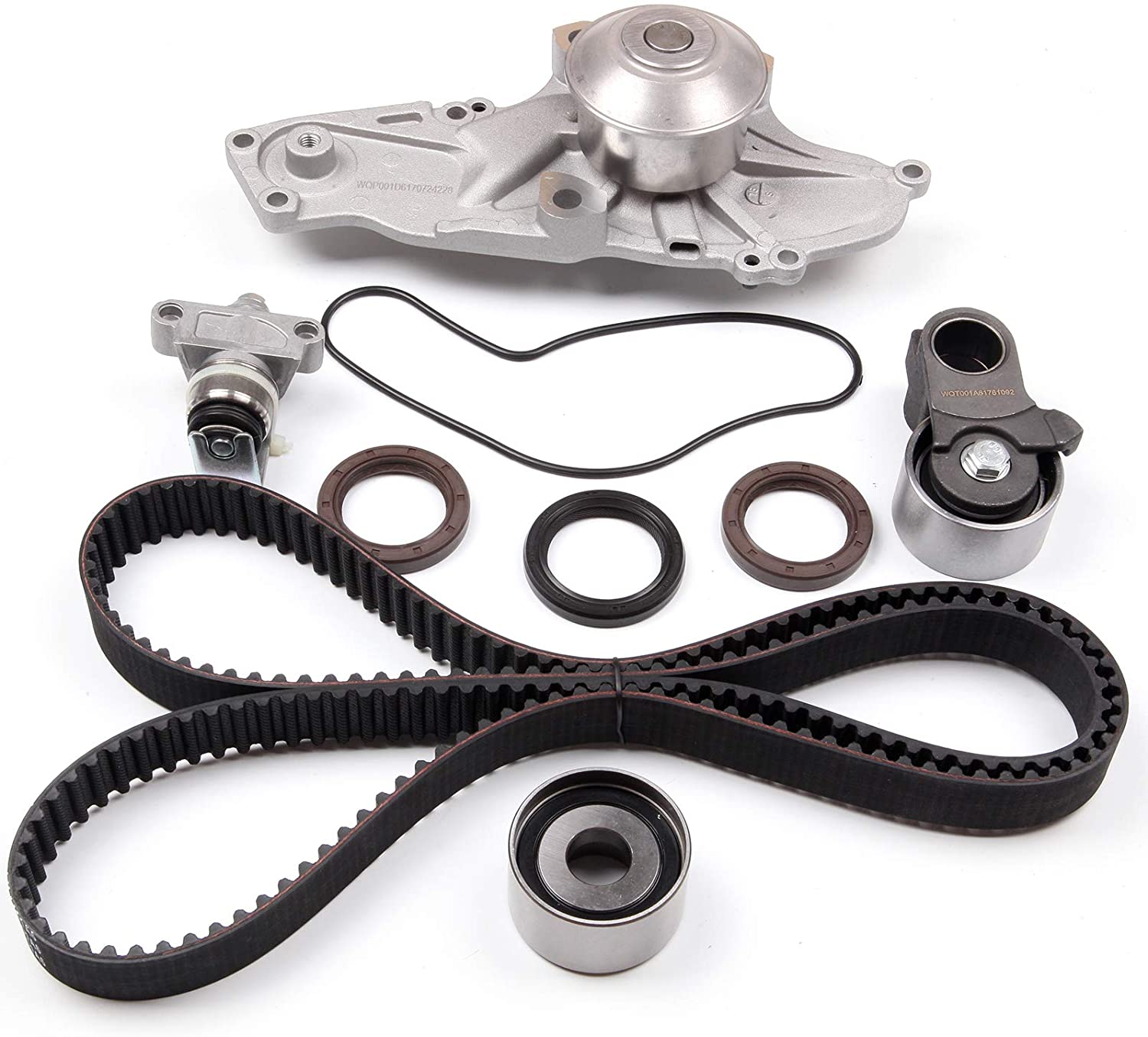 ECCPP Timing Belt Water Pump Kit Fit for 1997 1998 1999 2000 2001 2002 Acura Honda 3.0 3.5L J30A1 J35A1