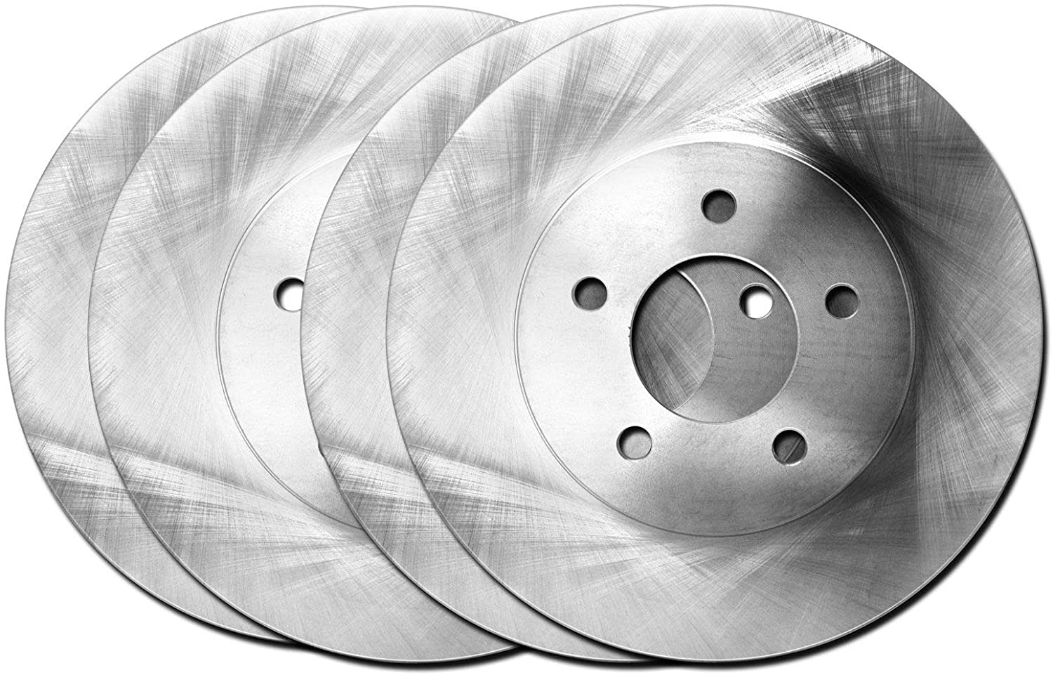 Fits 2014-2015 Nissan Leaf Front Rear HartBrakes Blank Brake Rotors Kit