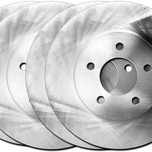 Fits 2014-2015 Nissan Leaf Front Rear HartBrakes Blank Brake Rotors Kit