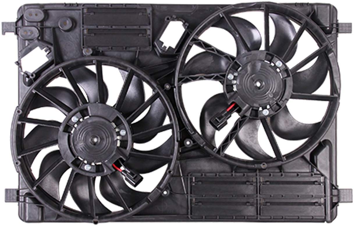 OE Replacement 2016-2017 FORD ESCAPE Dual Radiator and Condenser Fan Assembly (Partslink Number FO3115216)