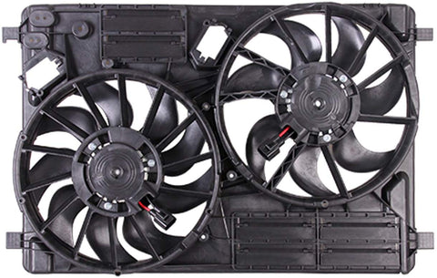 OE Replacement 2016-2017 FORD ESCAPE Dual Radiator and Condenser Fan Assembly (Partslink Number FO3115216)
