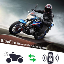 BlueFire Upgraded Motorcycle Security Kit Alarm System Engine Start Arming Disarming Anti-Hijacking Cutting Off Remote