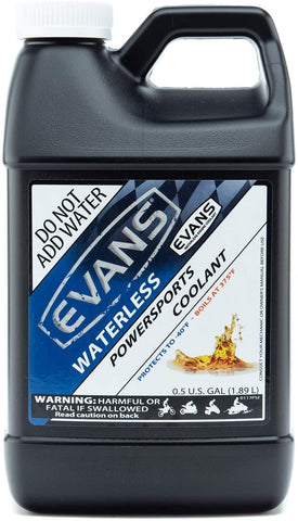 EVANS Coolant EC72064 Powersports Waterless Engine Coolant, 1/2 gallon