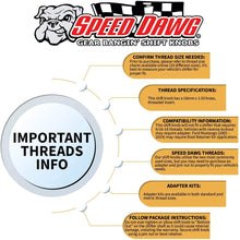 Speed Dawg Metric Thread Shift Knob Adapter Kit with 6 Sizes