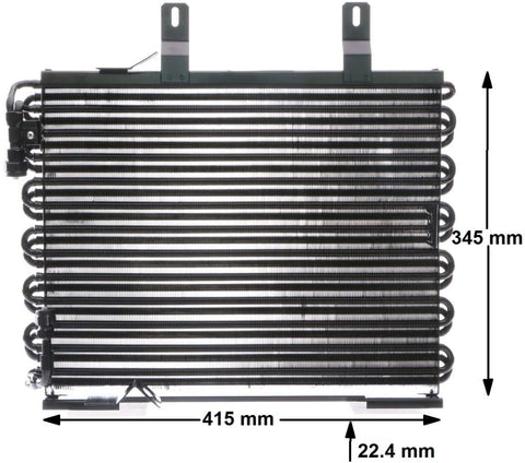 MAHLE Behr AC 159 000S A/C Condenser