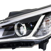 Headlight Compatible with HYUNDAI SONATA 2015-2017 LH Assembly HID with HID Kit