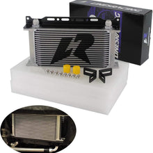 Aluminum AN10 Trust Engine Oil cooler + Mounting Bracket Kit (15Row, Black)