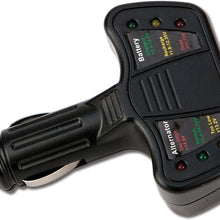 Performance Tool W2989 12V Cigarette Lighter Car Battery Tester and Alternator Tester