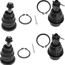 Front Upper & Lower Ball Joints Suspension Kit Set of 4 for 2000-2006 Tahoe Suburban Escalade Express 1500 Silverado Sierra 4WD Pickup Truck