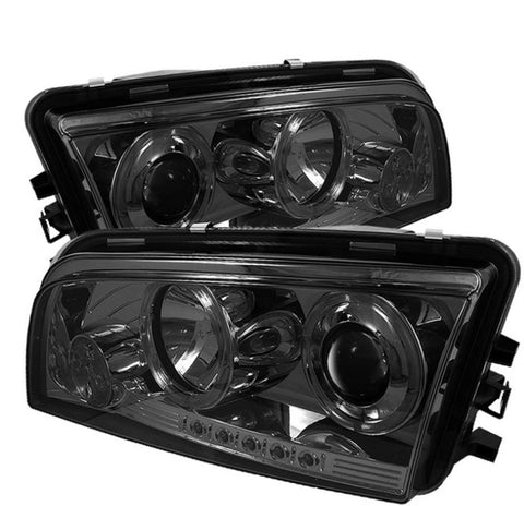 Spyder Auto 5009753 LED Halo Projector Headlights Chrome/Smoked