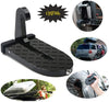 1byhome Car Door Step Vehicle Doorstep,Folding Ladder Foot Pegs with Safety Hammer Tools Easy Access Car Rooftop Roof-Rack for Car, Jeep, SUV (Black)
