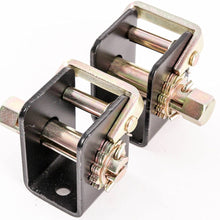 2 - Lashing Winch 2 Inches (1 Left, 1 Right) f Track Tie Down Tow Dolly Rack Strap Ratchet Binder Truck Flat