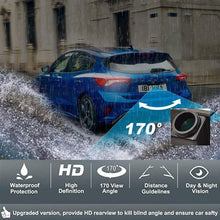 HD 1280x720p Rear Reversing Backup Camera Rearview License Plate Camera Night Vision Ip68 Waterproof for Subaru/Forester/Outback 2007-2012/Sedan/Tribeca