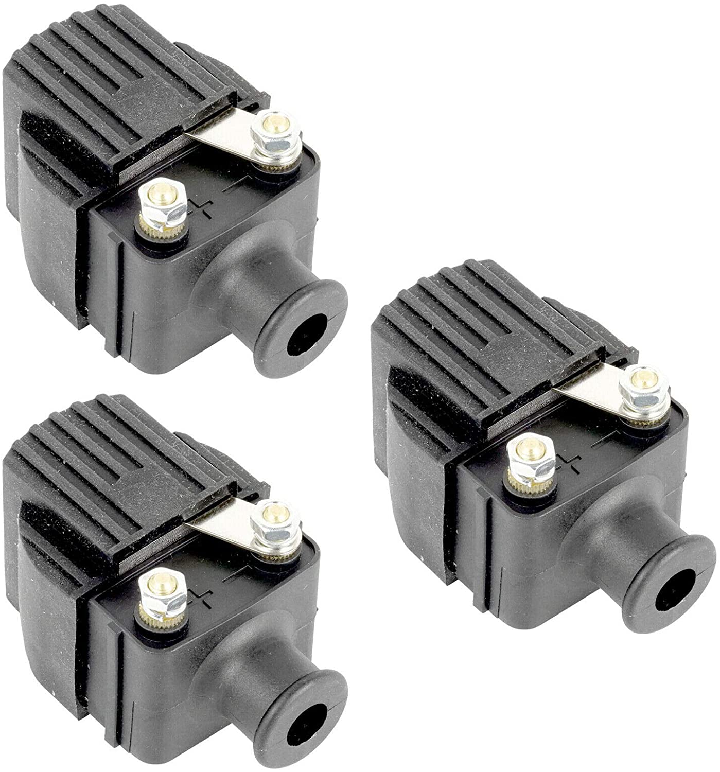 Caltric Ignition Coil Compatible With Mercury Outboard 90Hp 90-Hp 90 Hp Engine 1987-19983-Pack