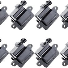 SCITOO 100% New 8pcs Ignition Coil Set Compatible with Chev-y GMC Hummer Mercruiser Workhorse 1999-2007 Automobiles Fit for OE: UF271 C1208