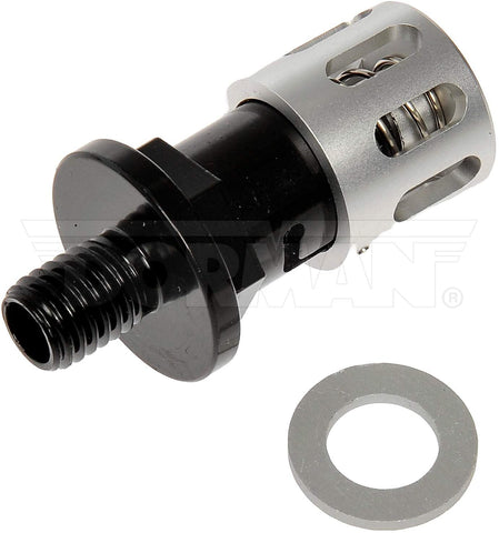 Dorman 092-018 EZ Drain Oil Plug And Gasket, 21MM Hex Head, M12 X 1.75 Thread for Select Models