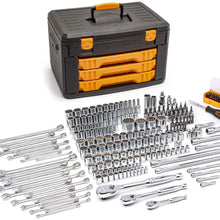 GEARWRENCH 219 Pc. Mechanics Tool Set in 3 Drawer Storage Box - 80940