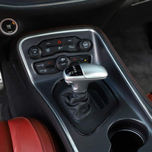 Voodonala for Challenger Gear Shift Knob Cover Trim Accessories for Dodge Challenger Charger 2015 up (Silver)
