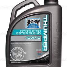 Bel-ray 99520-b4lw thumper synthetic ester blend 4t engine oil 10w-40 4-liter (99520-B4LW)