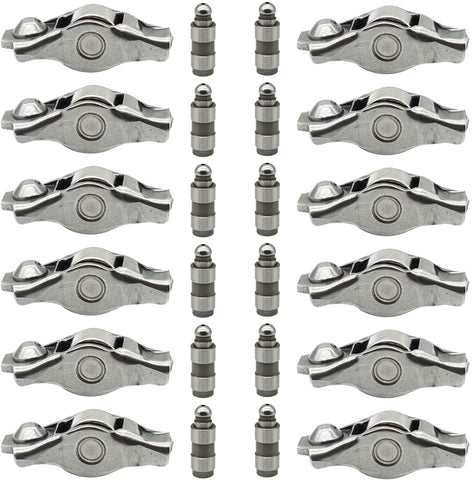 Rocker Arm and Lifter Kit 12 Pcs for ChrysIer 200 300 Compatible with Dodge Ram 1500 Challenger Charger Journey Avenger for Jeep Grand Cherokee Wrangler 3.6 2011-2020 Replace Mopar 5184296AH 5184332AA