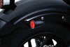 Kuryakyn 2509 Torpedo/Bullet Style Motorcycle LED Lights with Clear Lenses: Rear Position Turn Signal/Blinker, Running and Brake Light Indicators, Matte Black, 1 Pair