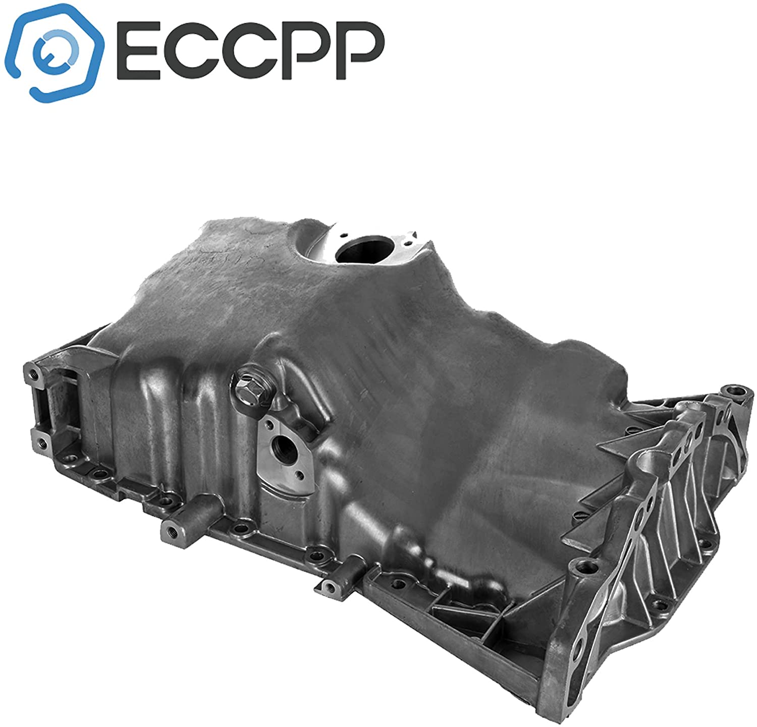 ECCPP Engine Oil Pan fit for 2002-2006 for A-udi A4 2.0L 2002-2006 for A-udi A4 Quattro 3.2L Compatible with 264-725