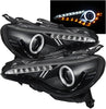 Spyder 5075444 Subaru BRZ 12-19 (Xenon model only) / 12-19 FRS (Xenon model only) Projector Headlights - CCFL Halo - DRL LED - Black (Black)