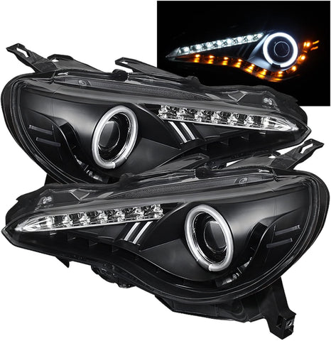 Spyder 5075444 Subaru BRZ 12-19 (Xenon model only) / 12-19 FRS (Xenon model only) Projector Headlights - CCFL Halo - DRL LED - Black