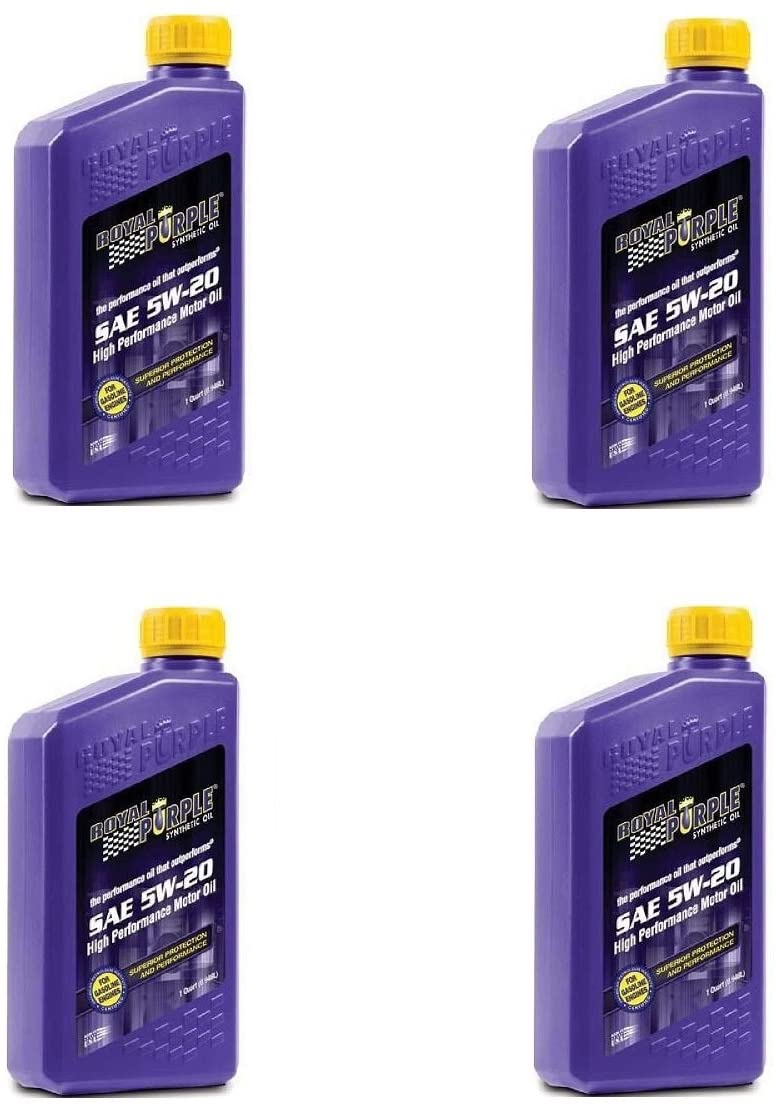 Royal Purple 01520 SAE Multi-Grade Synthetic Motor Oil, 5W-20, quart, CASE OF 4