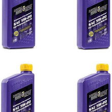 Royal Purple 01520 SAE Multi-Grade Synthetic Motor Oil, 5W-20, quart, CASE OF 4
