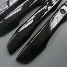 Sport Style Carbon Fiber Print Door Handle Cover Trim for Honda Civic 2016 2017 2018 2019 2020(Carbon Fiber with Keyless Holes)