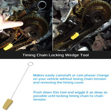 Cam Phaser Locking Tool, Timing Chain Locking Wedge Tool and Crankshaft Positioning Wrench and Cam Phaser Lock Out Kit for Ford 4.6L/5.4L 3V Engines-Ford Engine Cam Tool Complete Combo Kit