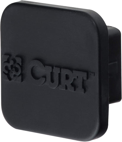CURT 22271 Rubber Trailer Hitch Cover, Fits 1-1/4-Inch Receiver