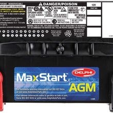 Delphi BU9078 MaxStart AGM Premium Automotive Battery, Group Size 78