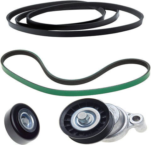 ACDelco ACK060935HD Professional Automatic Belt Tensioner and Pulley Kit with Tensioner, Pulley, and Belts