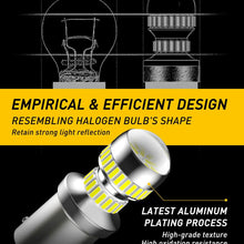 AUXITO 2600 Lumens 1156 LED Bulbs BA15S P21W 7506 LED Light Bulbs Replacement for Backup Reverse Light Bulb Tail Light 6000K White